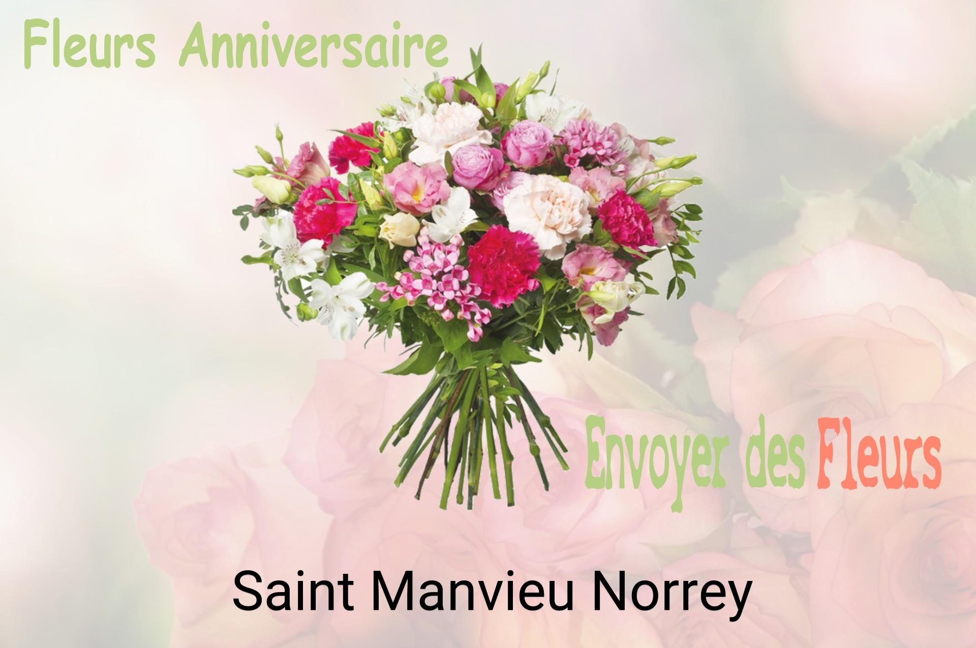 Bouquet de fleurs d’anniversaire livré à Saint-Manvieu-Norrey