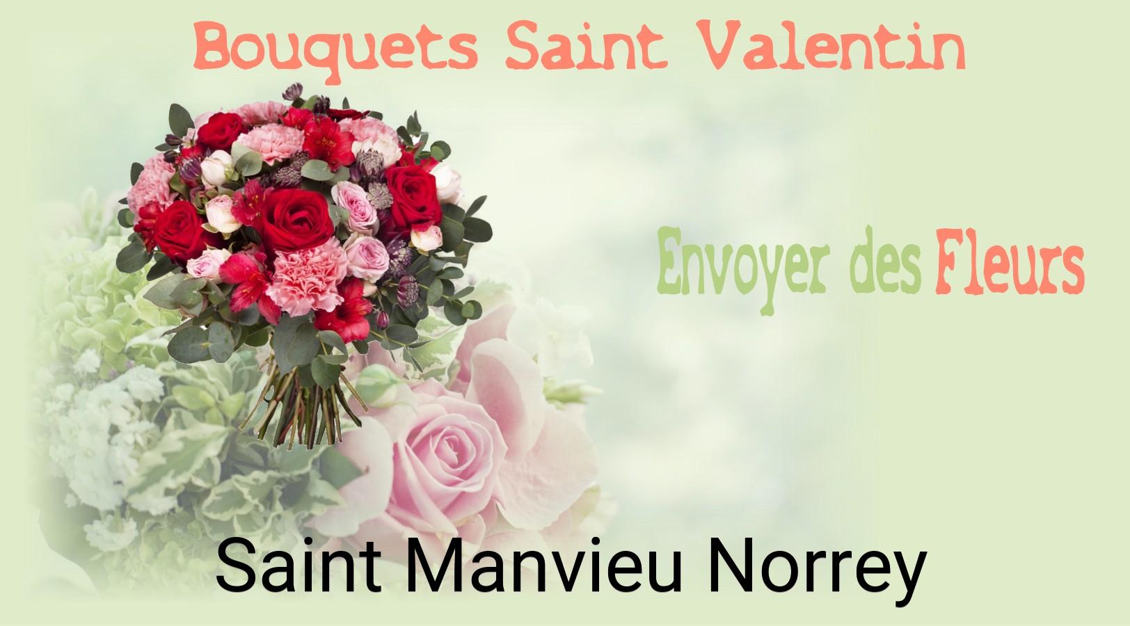 Roses de Saint-Valentin livrées à Saint-Manvieu-Norrey
